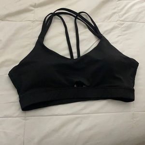 Black sports bra Large